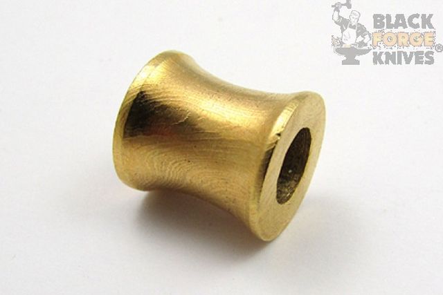 Damascus Steel Gold Plated Bead