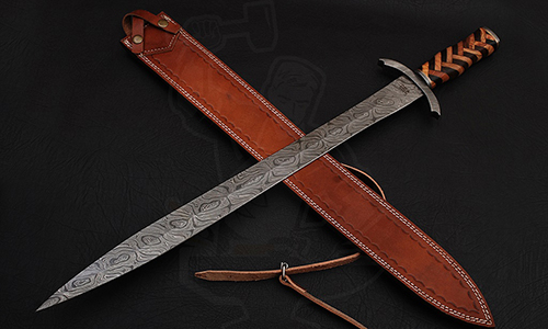 Damascus Celtic Sword
