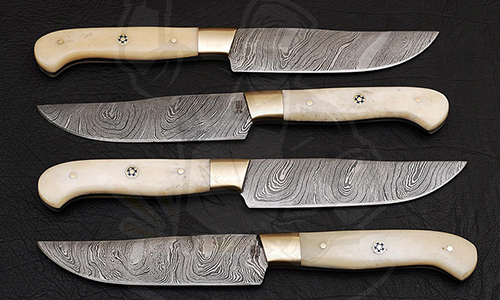 Damascus Steak Knife set (04 piece)