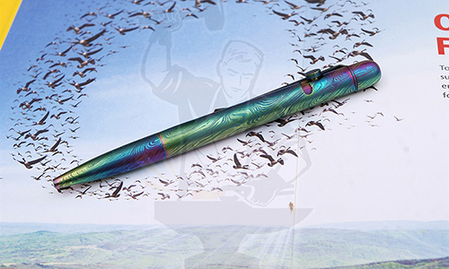 Damascus Anodized ballpoint Pen
