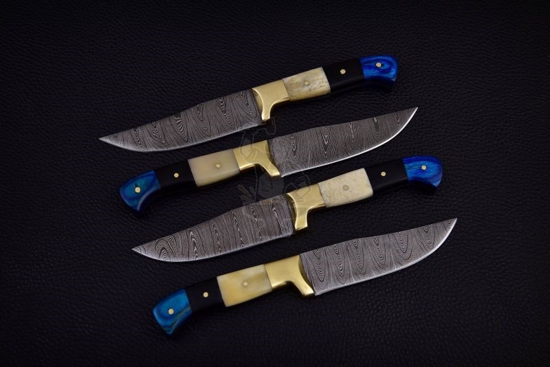 Damascus Steak Knives set (4pc)