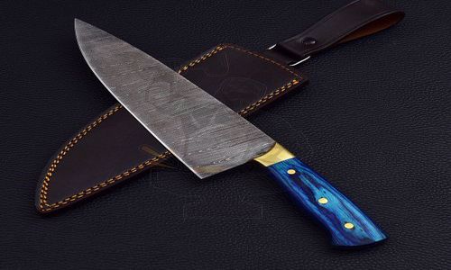 Damascus Steel Blade Chef Knife