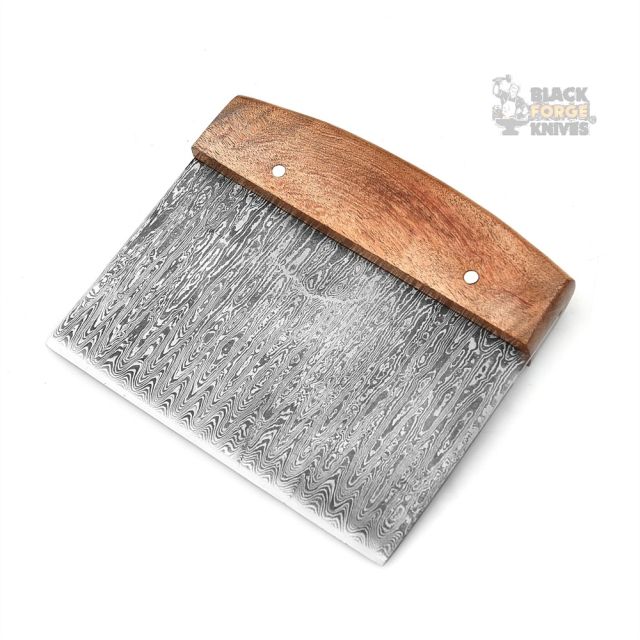 Damascus Steel Dough Cutter/Bench Scraper