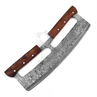 Damascus Steel Large Pizza Cutter/Slicer