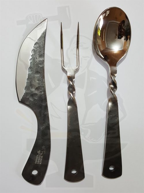 HANDMADE MEDIEVAL STYLE CUTLERY FEASTING SET ( 3 PIECE)