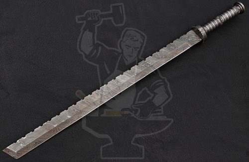 Damascus Tanto Sword