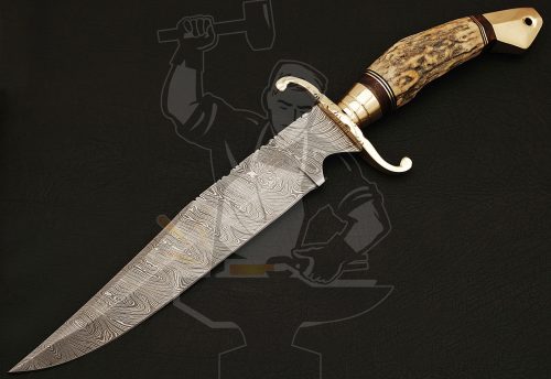 Damascus Bowie knives