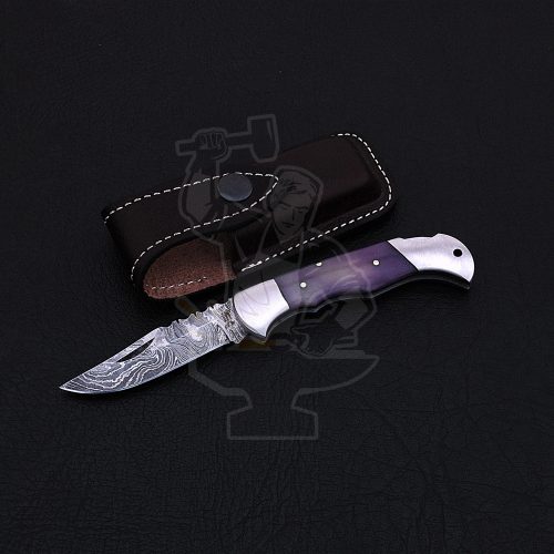 DAMASCUS FOLDING KNIFE
