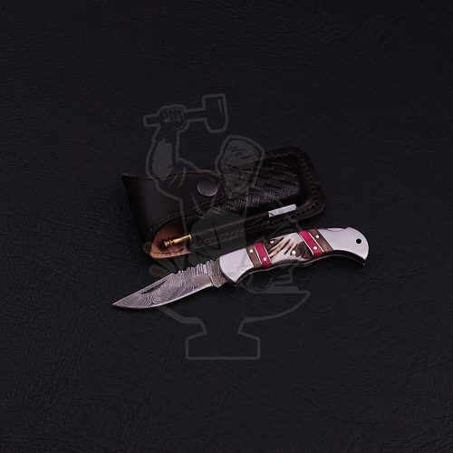 DAMASCUS FOLDING KNIFE