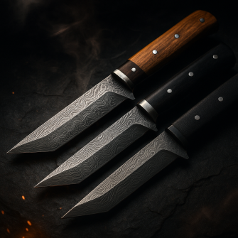 Damascus Tanto Knives