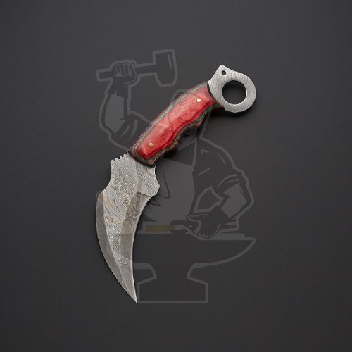 Damascus Karambit Knife