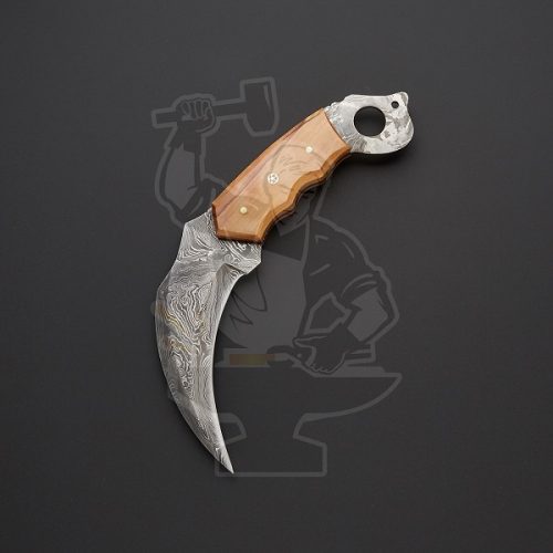 Damascus Karambit Knife