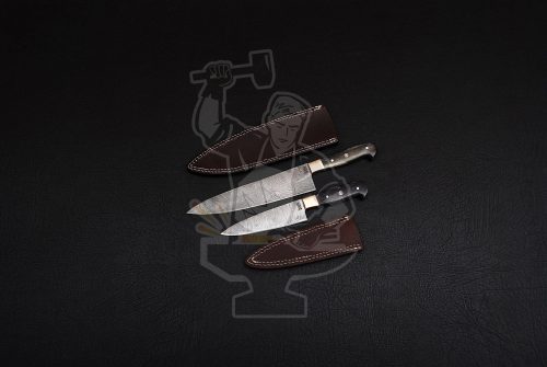 DAMASCUS Chef KNIFE SET(02PCS)