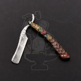 DAMASCUS STRAIGHT RAZOR