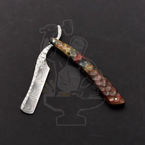 DAMASCUS STRAIGHT RAZOR