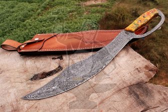 Damascus Fighting Bowie