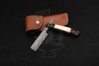 DAMASCUS STRAIGHT RAZOR