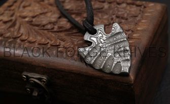 DAMASCUS PENDANT