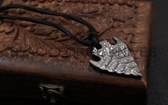 DAMASCUS PENDANT