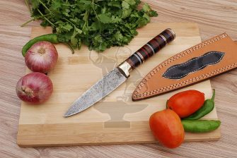 Damascus Pairing Knife