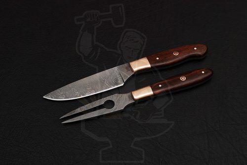 Damascus Carving Set (02 piece)