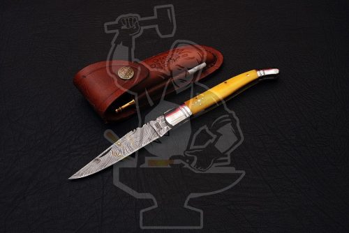 Damascus Laguiole Knife