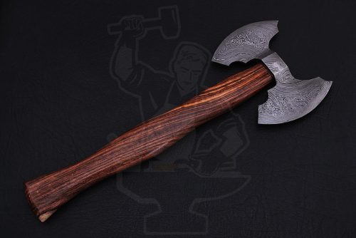 Damascus Double Head Tomahawk