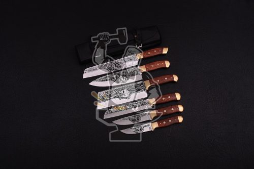 J2 STEEL PROFESSIONAL CHEF KNIFE SET (6  PIECE )
