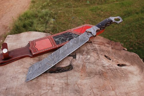 Damascus steel Machete