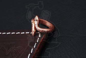 Copper Snake Ring