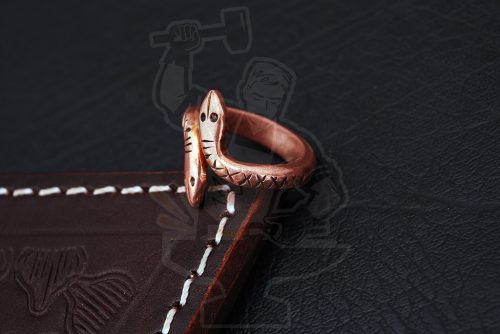 Copper Snake Ring