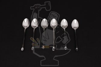 FORGED ARTISAN COFFEE SPOONS (06 PIECE)