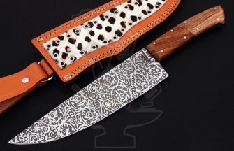 Carbon Chef Knife (etched)