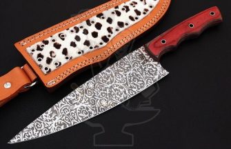 Carbon Chef Knife (etched)