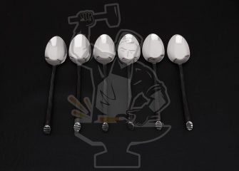 FORGED ARTISAN DINNER SPOONS (06 PIECE)