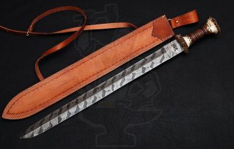 Damascus Gladius sword