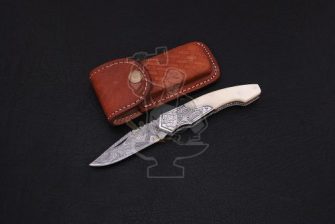 DAMASCUS FOLDING KNIFE