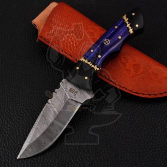 Damascus SKINNER KNIFE