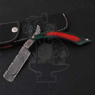 DAMASCUS STRAIGHT RAZOR