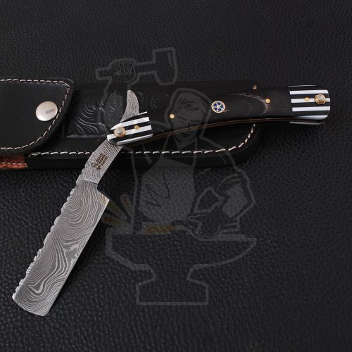 DAMASCUS STRAIGHT RAZOR