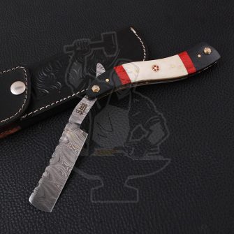 DAMASCUS STRAIGHT RAZOR