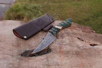 Damascus SKINNER KNIFE