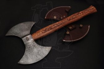 Damascus Double Headed Tomahawk
