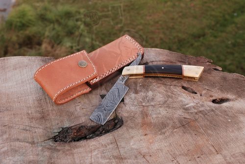 Damascus Straight razor