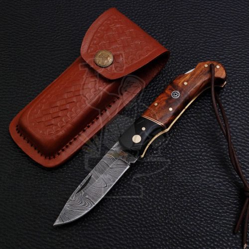 DAMASCUS FOLDING KNIFE
