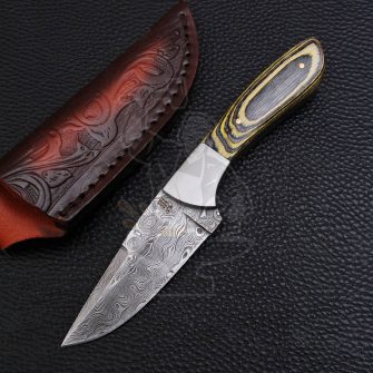 DAMASCUS SKINNER KNIFE