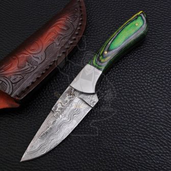 DAMASCUS SKINNER KNIFE