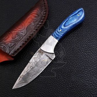 DAMASCUS SKINNER KNIFE
