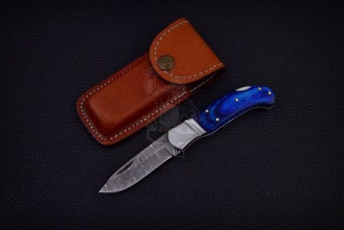 Damascus Steel Pocket Knife