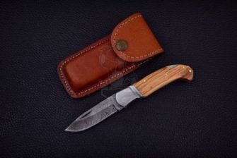 Damascus Steel Pocket Knife